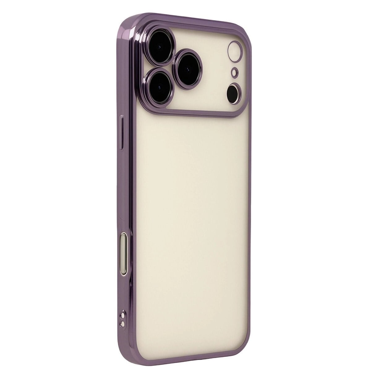 Apple İphone 17 Pro Max Razer Lensli Silikon - Mor
