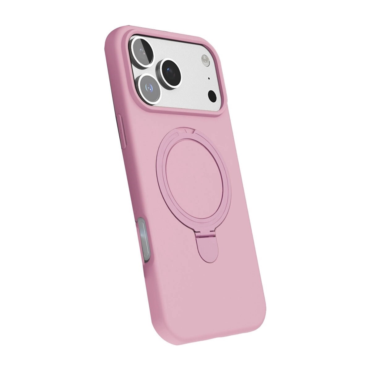 Apple İphone 17 Pro Max Regal Magsafe Standlı Kapak - Açık Pembe