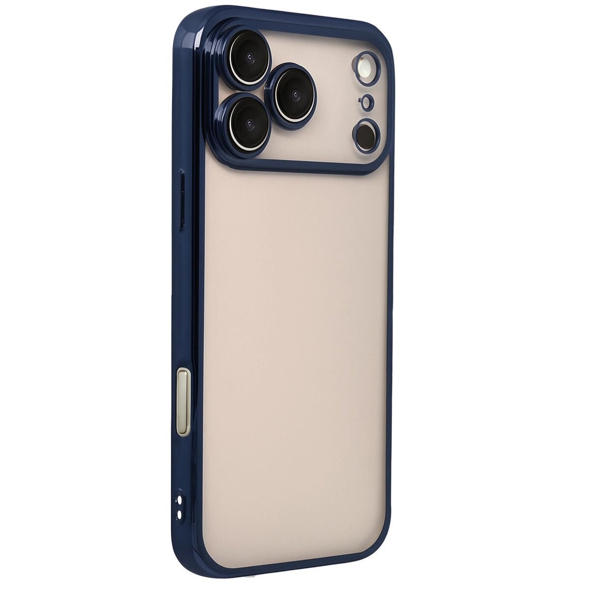 Apple İphone 17 Pro Razer Lensli Silikon - Lacivert