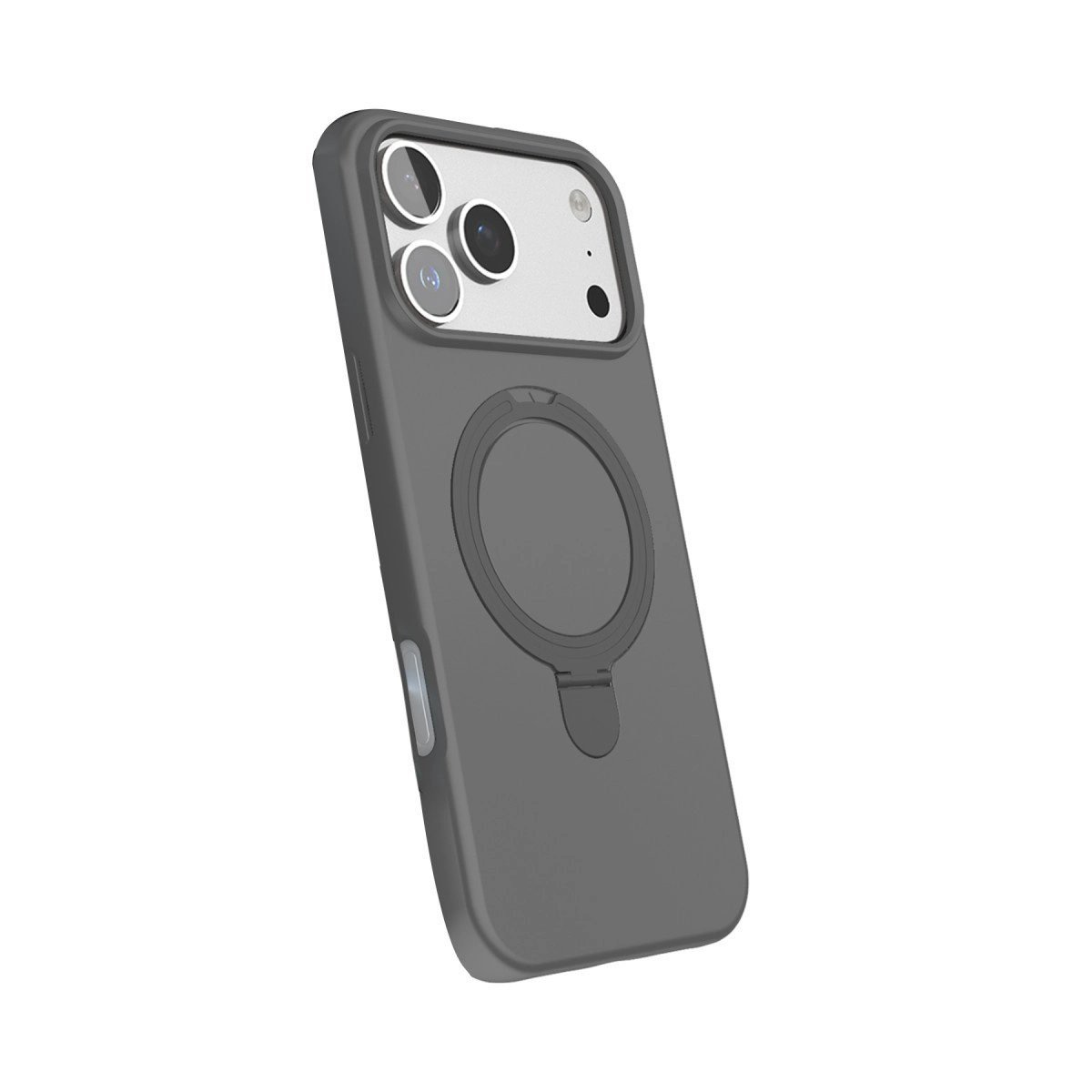 Apple İphone 17 Pro Regal Magsafe Standlı Kapak - Titan Gri