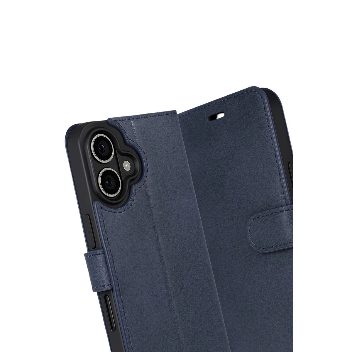 Apple İphone 17 Trend S Plus Kapaklı Kılıf - Lacivert
