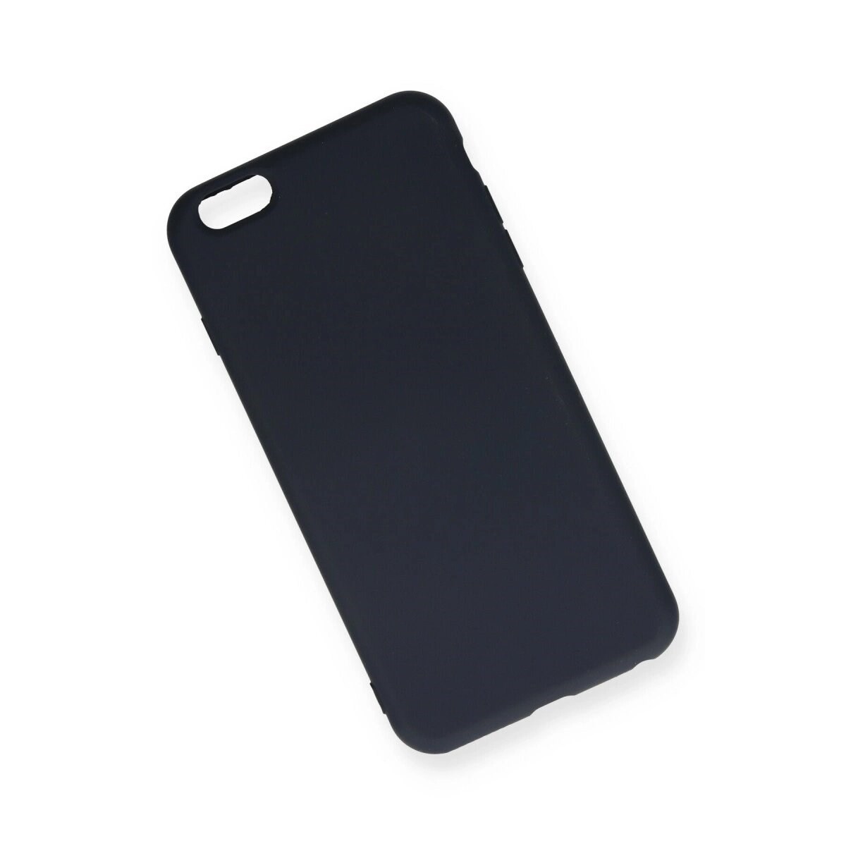 Apple İphone 6 Plus Kılıf Nano İçi Kadife Silikon - Lacivert