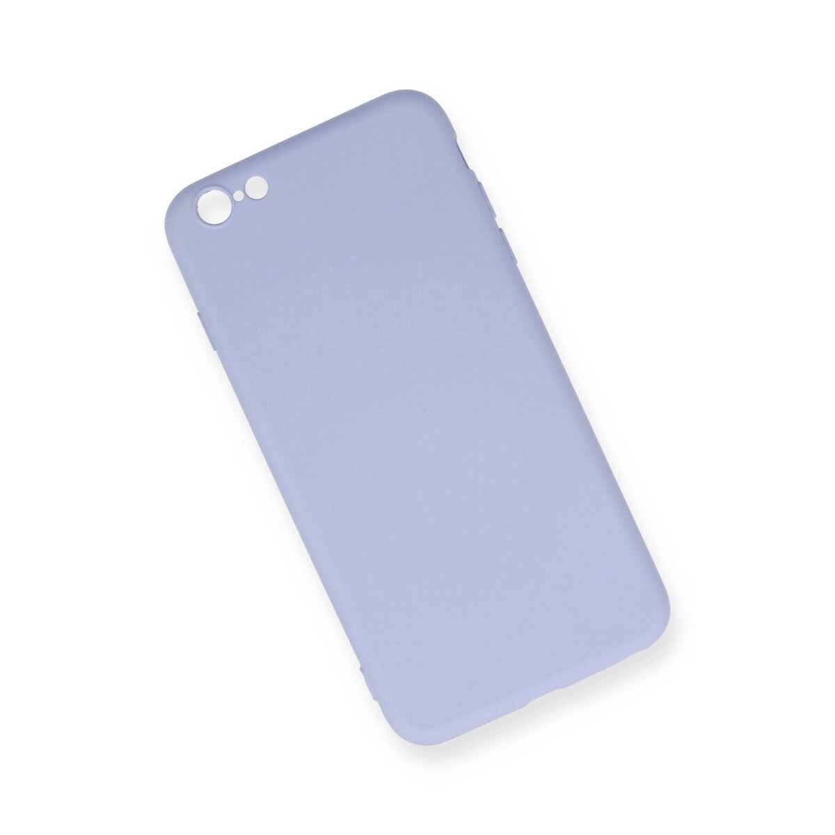 Apple İphone 6 Plus Kılıf Nano İçi Kadife Silikon - Lila