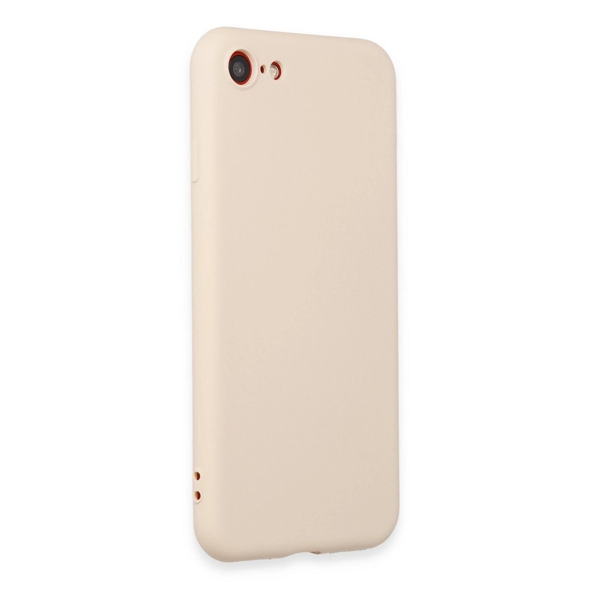 Apple İphone 7 Kılıf First Silikon - Krem