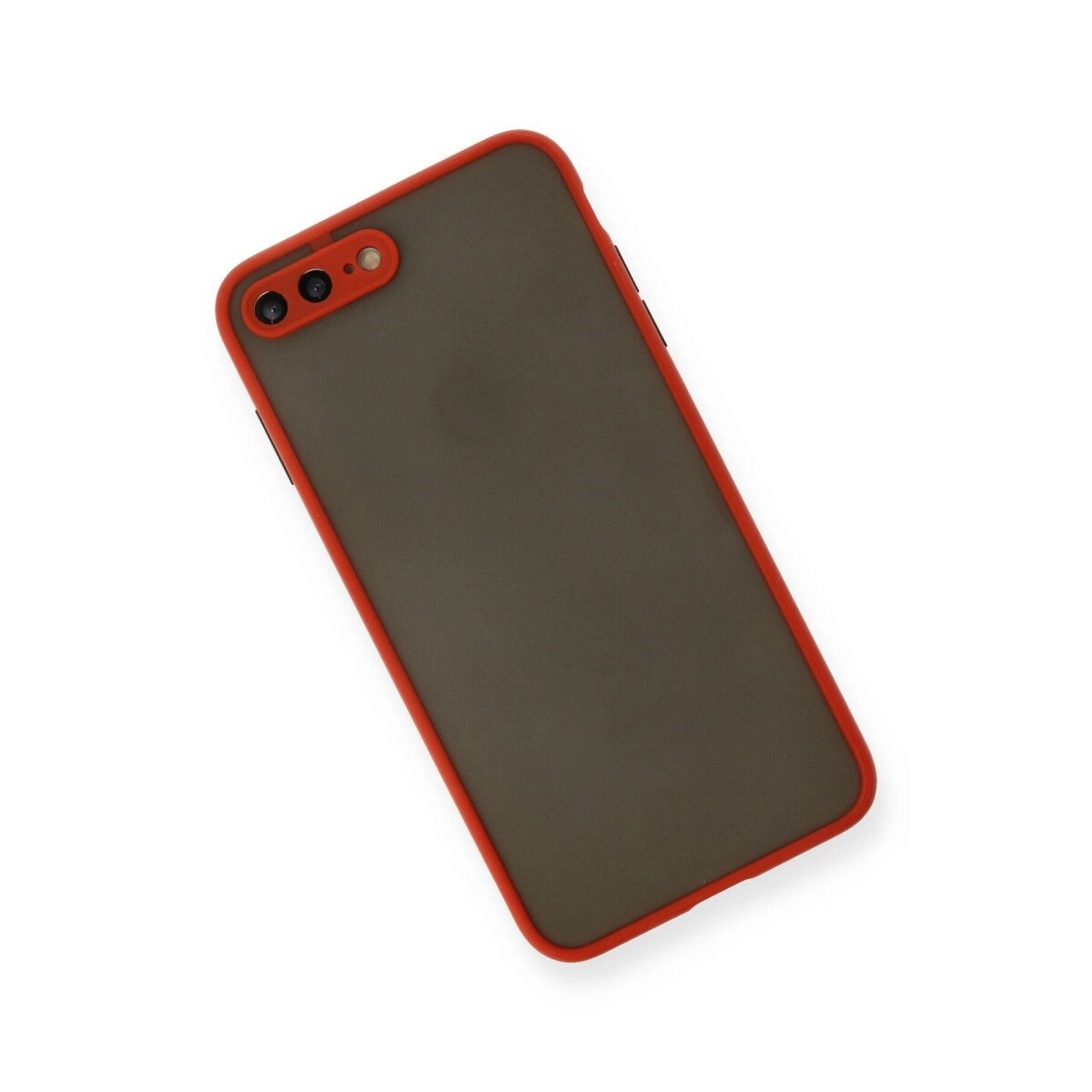 Apple İphone 7 Plus Kılıf Montreal Silikon Kapak - Kırmızı