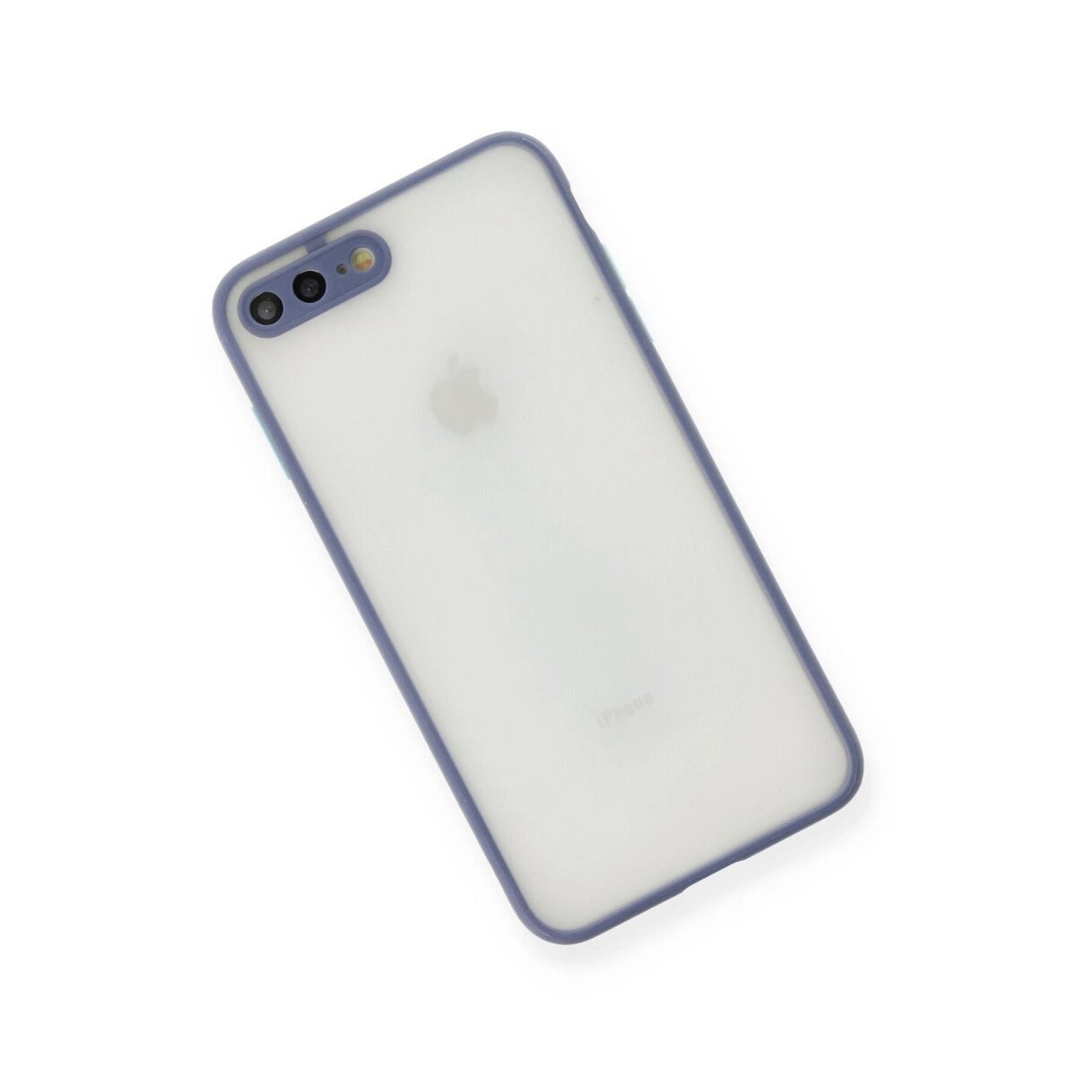 Apple İphone 7 Plus Kılıf Montreal Silikon Kapak - Gri