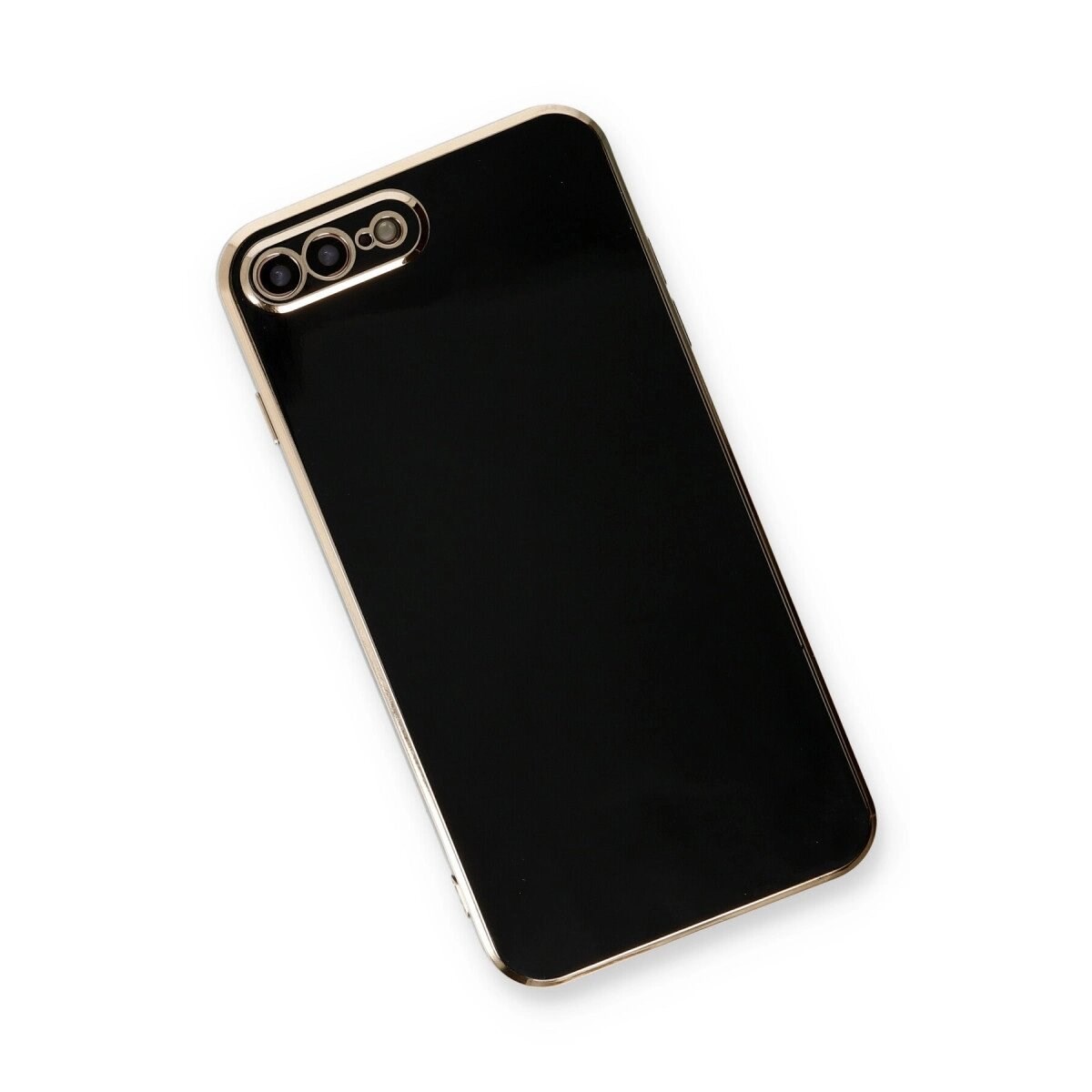 Apple İphone 7 Plus Kılıf Volet Silikon - Siyah