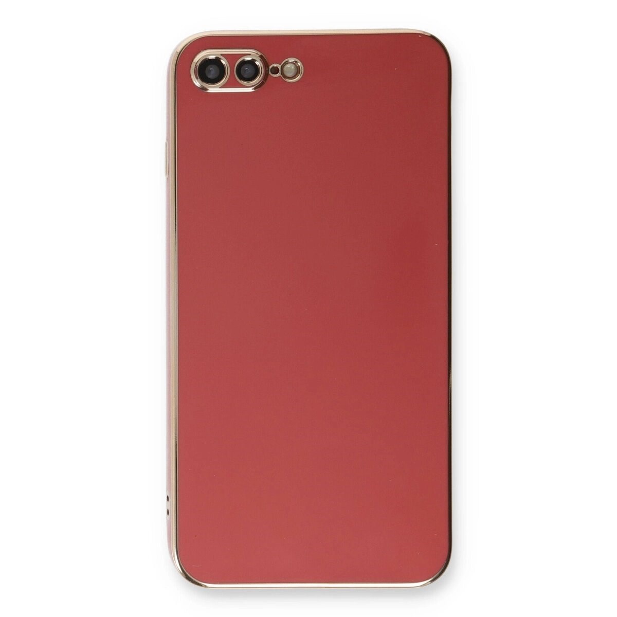 Apple İphone 7 Plus Kılıf Volet Silikon - Kırmızı