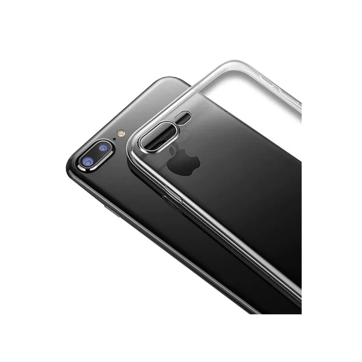 Apple İphone 8 Plus Kılıf Lüx Şeffaf Silikon