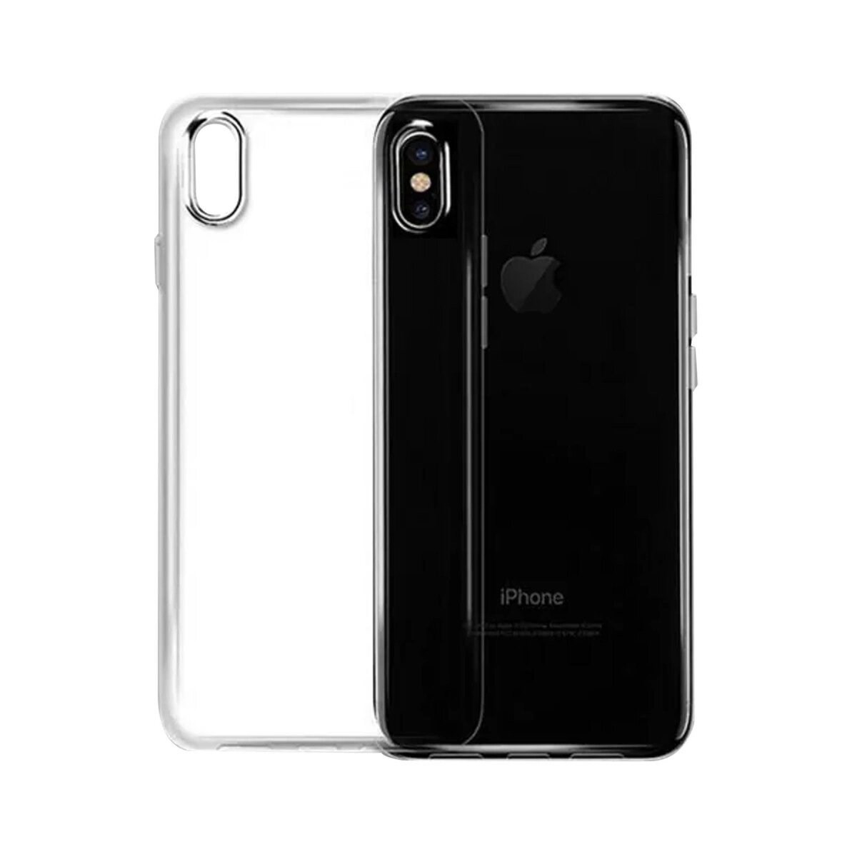 Apple İphone X Kılıf Lüx Şeffaf Silikon