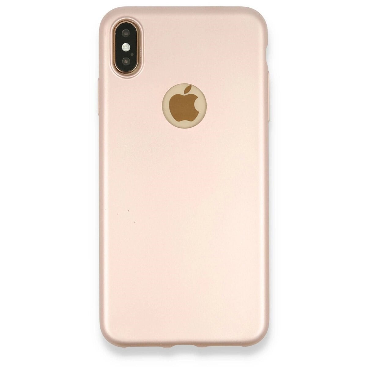Apple İphone Xs Max Kılıf First Silikon - Rose Gold