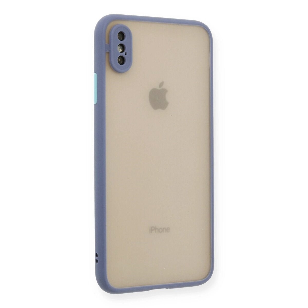 Apple İphone Xs Max Kılıf Montreal Silikon Kapak - Gri