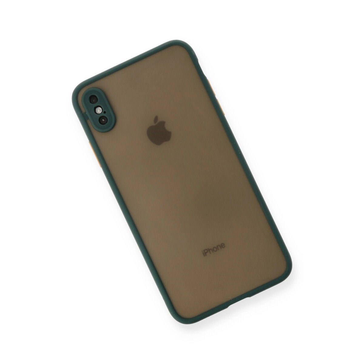 Apple İphone Xs Max Kılıf Montreal Silikon Kapak - Yeşil