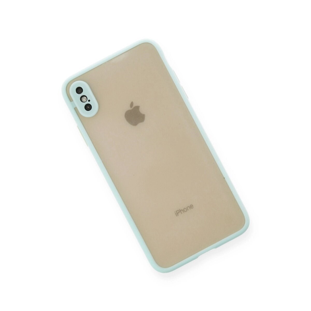 Apple İphone Xs Max Kılıf Montreal Silikon Kapak - Turkuaz