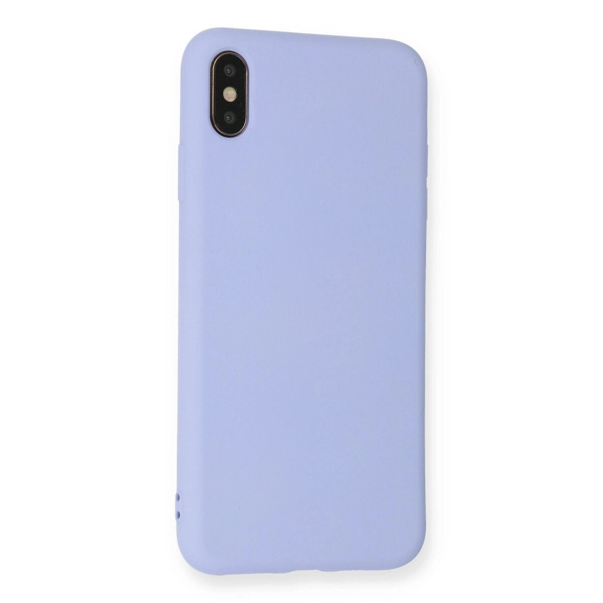 Apple İphone Xs Max Kılıf Nano İçi Kadife Silikon - Lila