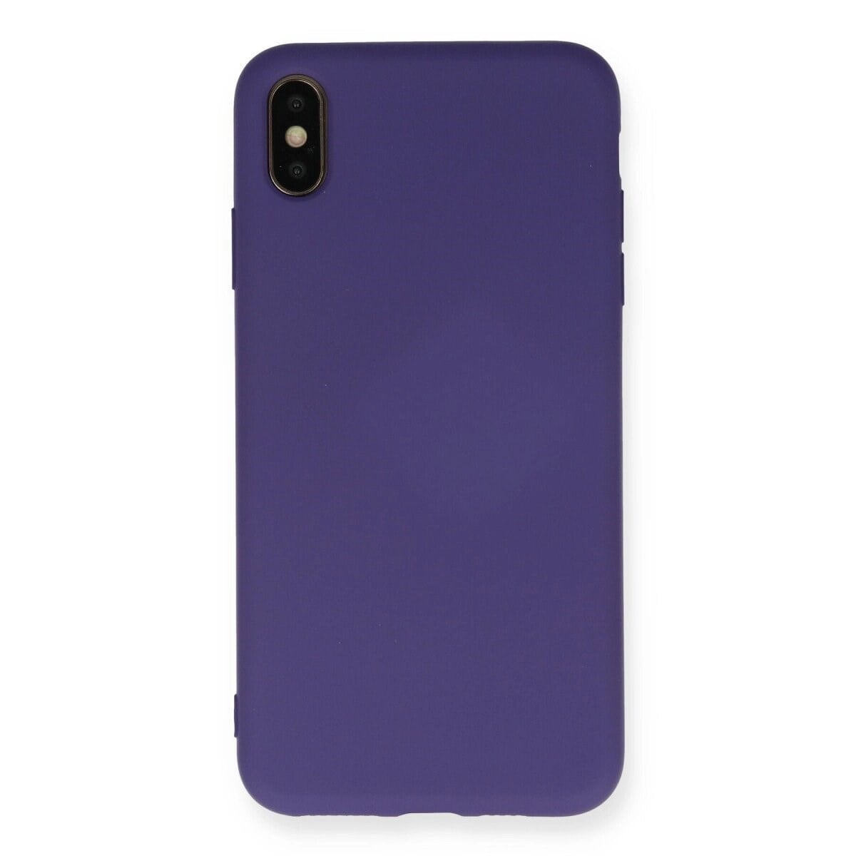 Apple İphone Xs Max Kılıf Nano İçi Kadife Silikon - Mor