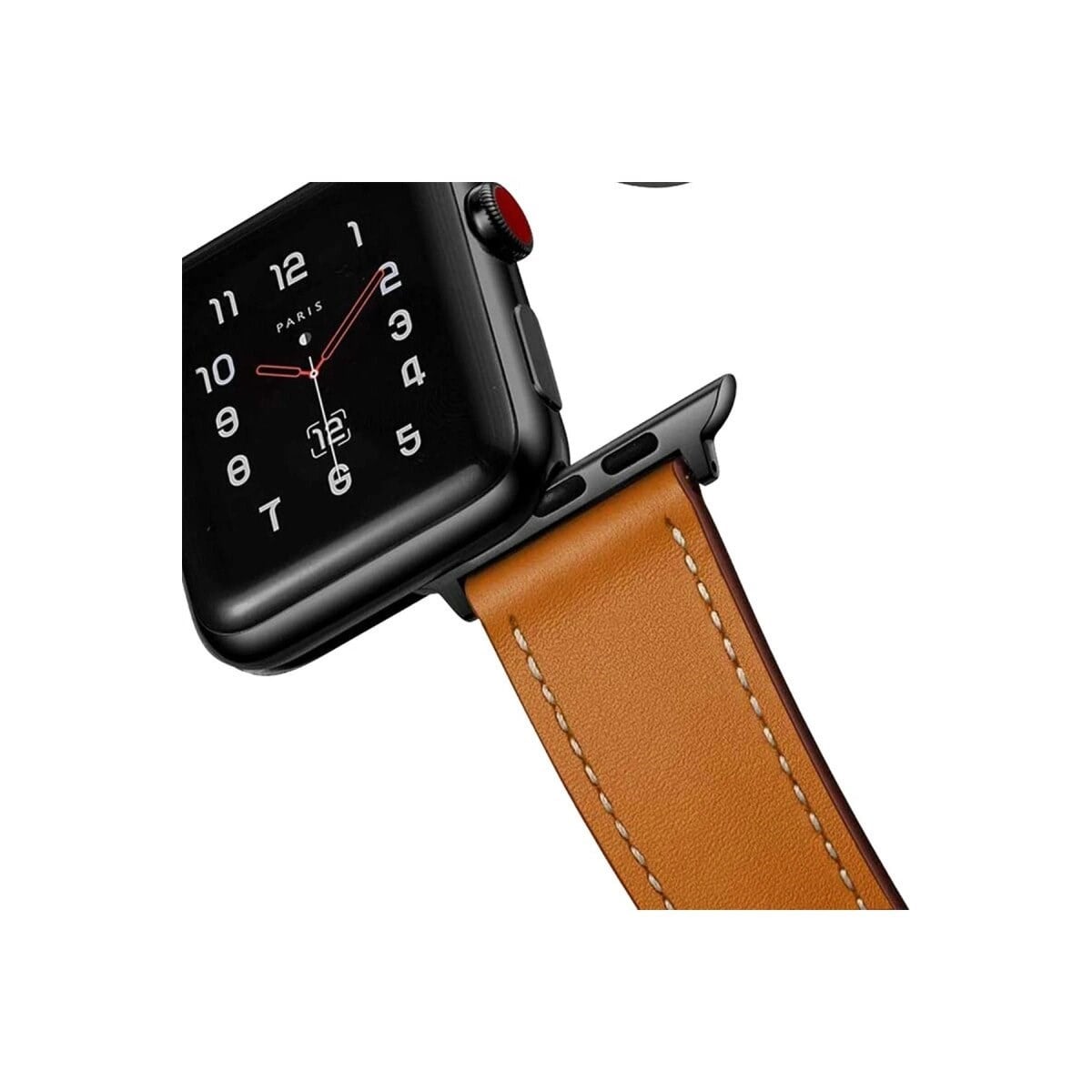 Apple Watch 38mm Kr415 Luaz Deri Kordon (saat Değildir) - Kırmızı