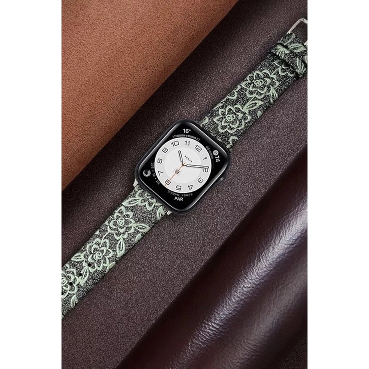 Apple Watch 42mm Creeper Desenli Kordon (saat Değildir) - Rose Gold