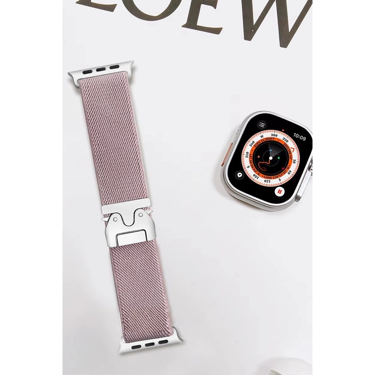 Apple Watch 42mm Forest Kumaş Kordon - Lila