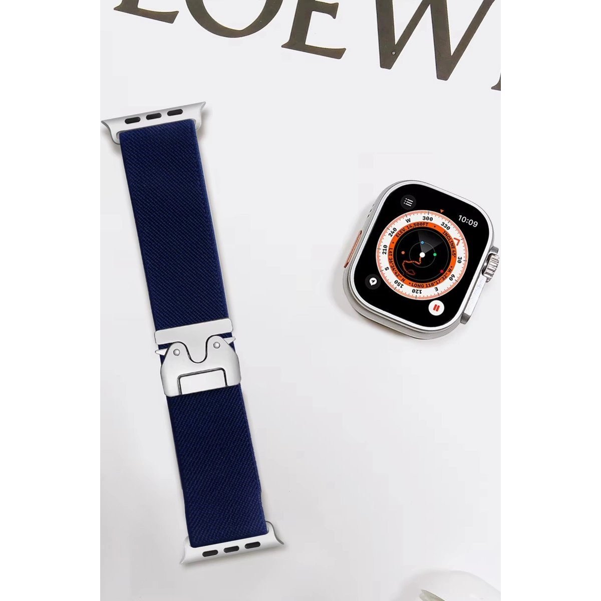 Apple Watch 42mm Forest Kumaş Kordon - Lacivert