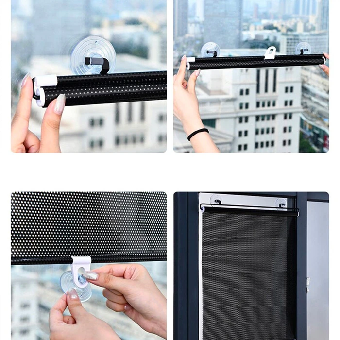 Araba Araç içi Katlanabilir Araç Oto Ön Cam Güneşlik Branda 58x125cm-(1903)