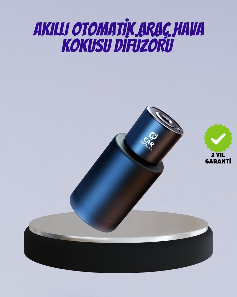 Araç Ev Ofis İçin Şarjlı Koku Difüzörü Esanslı