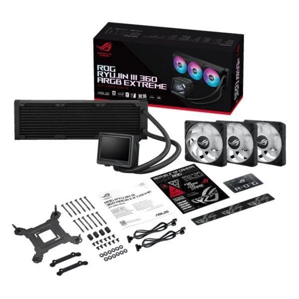 ASUS 360MM ROG RYUJIN III 360 EXTREME ARGB AM5-1851P SIVI SOĞUTMALI İŞLEMCİ FANI