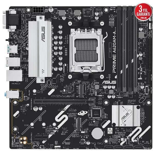 ASUS PRIME A620AM-A CSM DDR5 HDMI-DP PCIE 4.0 AM5 mATX KURUMSAL ANAKART