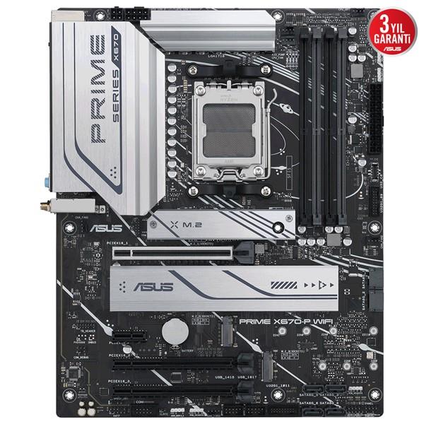 ASUS PRIME X670-P WIFI DDR5 HDMI DP PCIe 16X v5.0 AM5 ATX