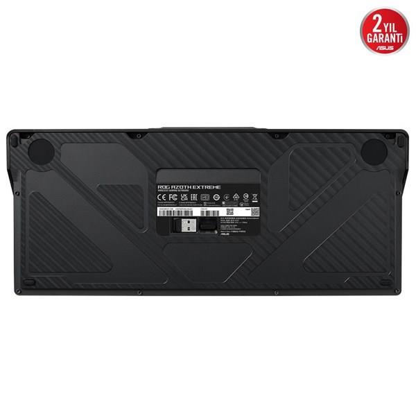 ASUS ROG AZOTH EXTREME NX SNOW KABLOSUZ ALÜMİNYUM KARBON FİBER ŞASE RGB GAMING KLAVYE