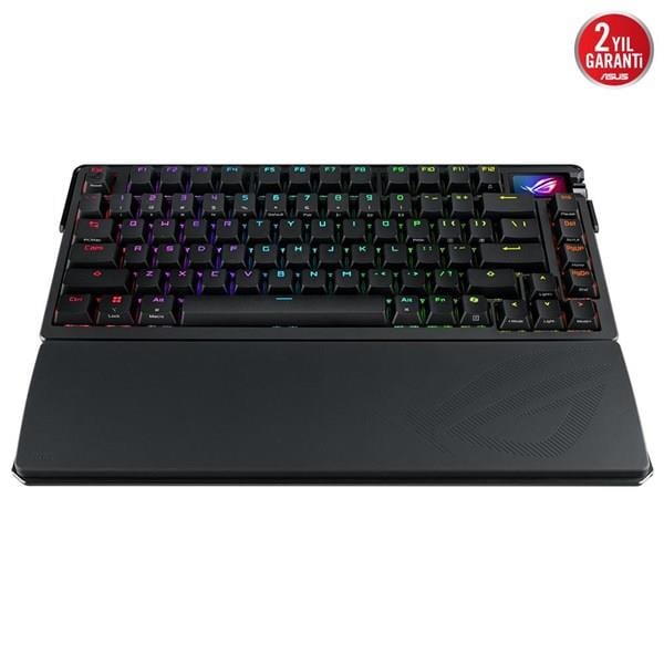 ASUS ROG AZOTH EXTREME NX SNOW KABLOSUZ ALÜMİNYUM KARBON FİBER ŞASE RGB GAMING KLAVYE