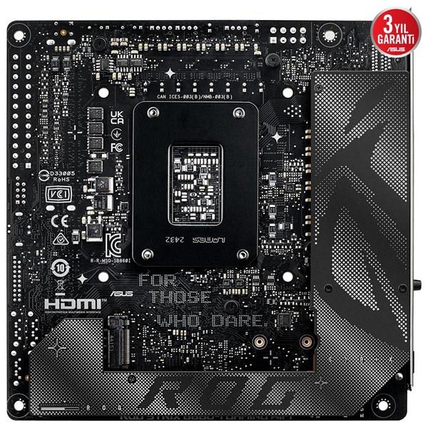 ASUS ROG STRIX B860-I GAMING WIFI7 DDR5 HDMI-DP THUNDERBOLT4 PCIE 5.0 1851P mITX