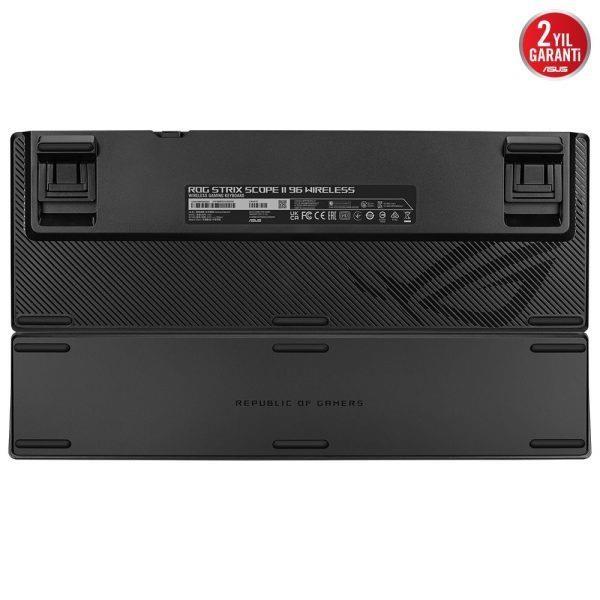ASUS ROG STRIX SCOPE II 96 NX SNOW KABLOSUZ RGB GAMING KLAVYE ENG
