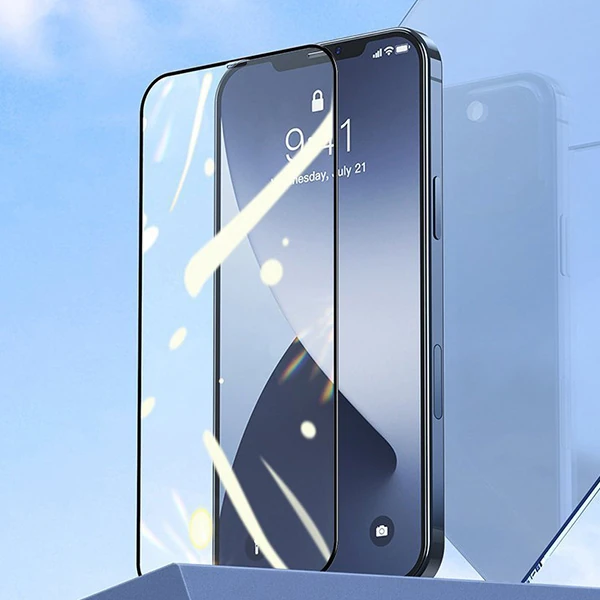 Baseus 0.25MM İPhone 12 Mini 5.4 3D Full Kırılmaz Cam Ekran Koruyucu 2adet-(1903)