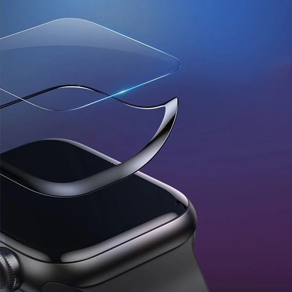 Baseus Apple Watch 42mm 3D Kavisli Tempered Kırılmaz Cam Koruyucu-(1903)