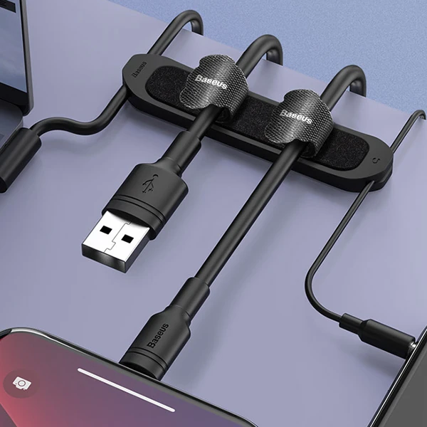 Baseus Cable Fixer Kit Kablo Organizatör Tutucu Ve Ayrıştıcı-(1903)