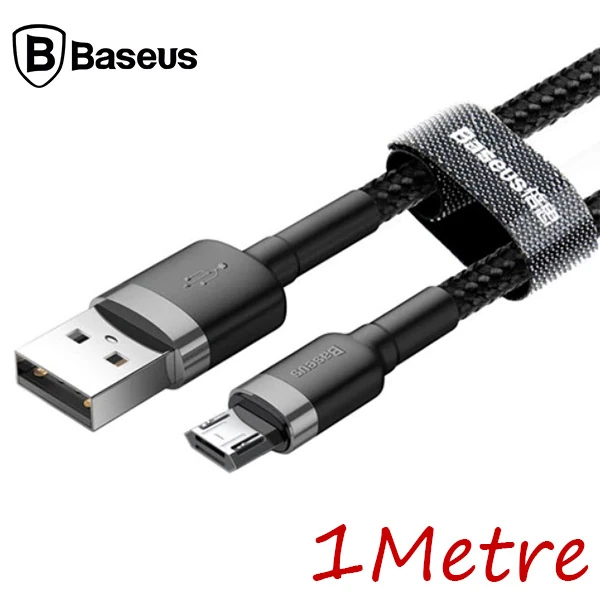 Baseus Cafule Micro Usb 1metre 2.4a Hızlı Şarj Halat Usb Kablo-(1903)