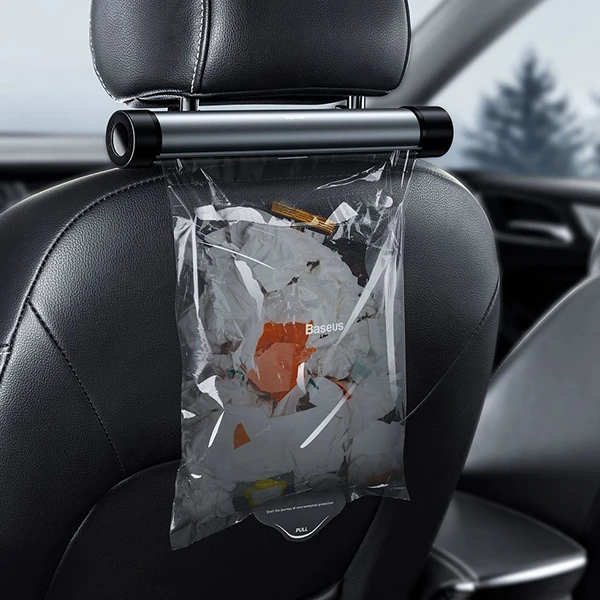 Baseus Clean Garbage Araç Arka Koltuk için Çöp Torbası + 40 Adet Torba-(1903)