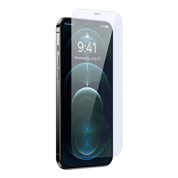 Baseus Crystal 0.3mm iPhone 12 Pro Max Tempered Ekran Koruyucu 2 Adet Set-(1903)
