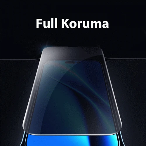 Baseus Crystal iPhone 15 Privacy Full Koruma Tempered Cam Ekran Koruyucu-(1903)