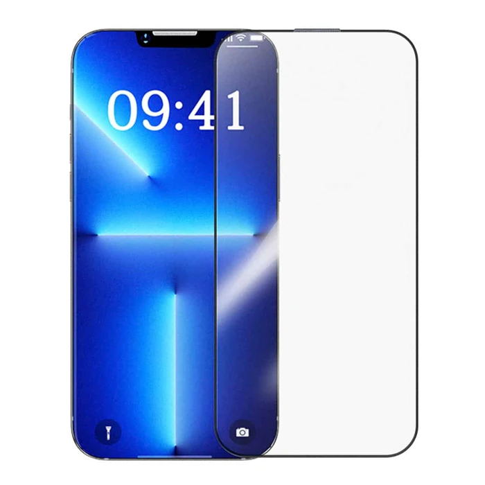 Baseus Crystalline iPhone 14 Plus/13 Pro Max için Parlama Önleyici Tempered Cam Ekran Koruyucu-(1903)