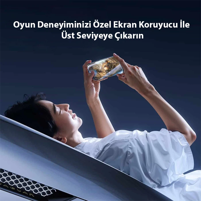 Baseus Crystalline iPhone 15 Pro için Parlama Önleyici Tempered Cam Ekran Koruyucu-(1903)