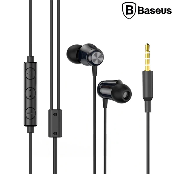 Baseus Encok H13 3.5mm Jack Mikrofonlu Kulak İçi Kulaklık Auriculares Fone De Ouvido-(1903)