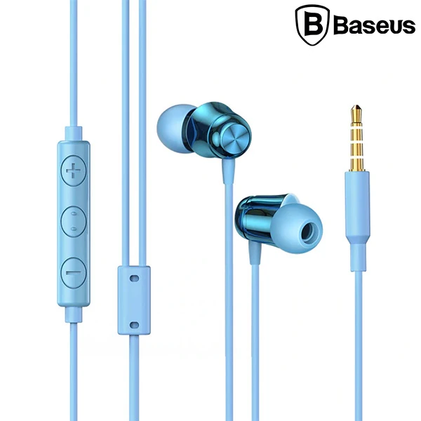 Baseus Encok H13 3.5mm Jack Mikrofonlu Kulak İçi Kulaklık Auriculares Fone De Ouvido-(1903)
