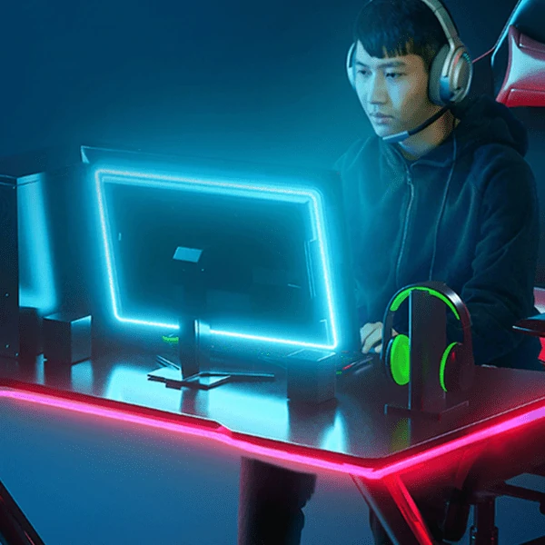 BASEUS Game Light RGB 5050 Esnek Oyuncu Pc LED Şerit Işık 5W15 m-(1903)