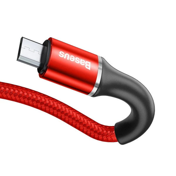Baseus halo Mikro Usb 3A Hızlı Şarj 0.25CM Kısa Power Bank için Şarj Kablosu-(1903)