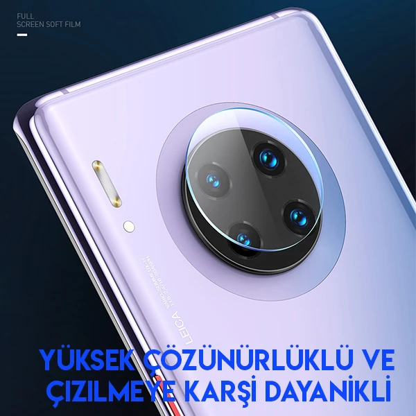 Baseus Huawei Mate30/Mate30 Pro Kamera Koruyucu Kırılmaz Cam  2adet set-(1903)