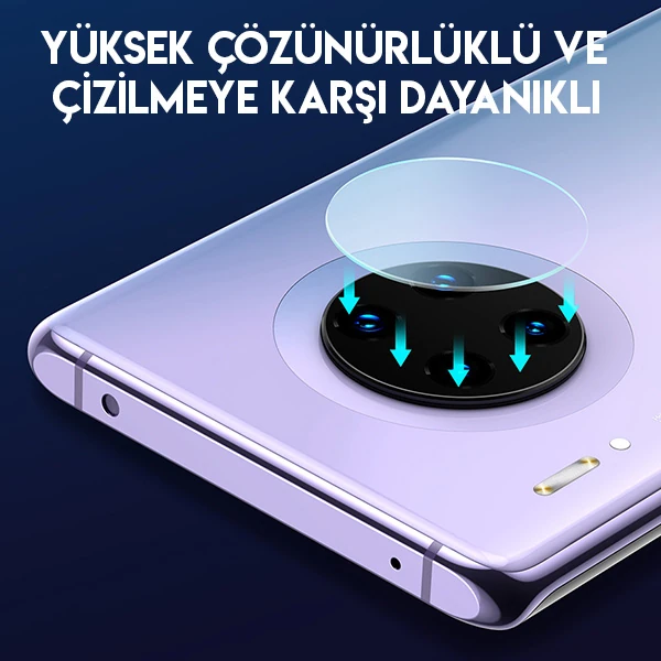 Baseus Huawei Mate30/Mate30 Pro Kamera Koruyucu Kırılmaz Cam  2adet set-(1903)