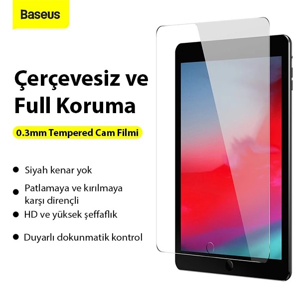 Baseus iPad Mini 5 -4 Tempered Kırılmaz Cam Ekran Koruyucu-(1903)