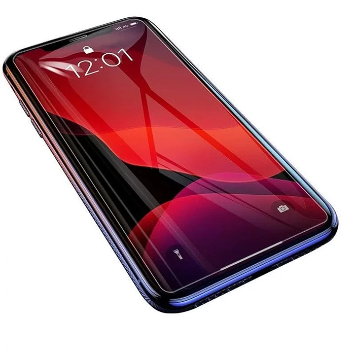 Baseus İPhone 11 Pro- X-XS 0.15mm Full Tempered AntiBlue Light Ekran Koruyucu 2 Adet Set-(1903)